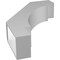Ekena Millwork 5 1/2-in. W x 20-in. D x 28-in. H Merced Architectural Grade PVC Knee Brace BRCP055X20X28MRC - alternate 3